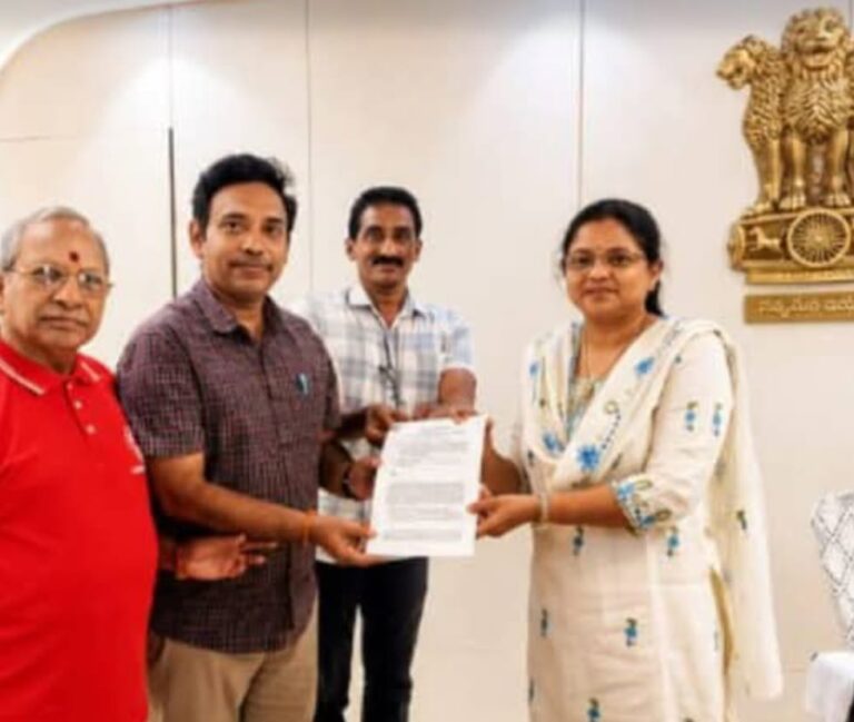 భీమవరంలో నూతన మల్టీపర్పస్ రెడ్ క్రాస్ భవనం నిర్మాణానికి స్థలం కేటాయింపు.