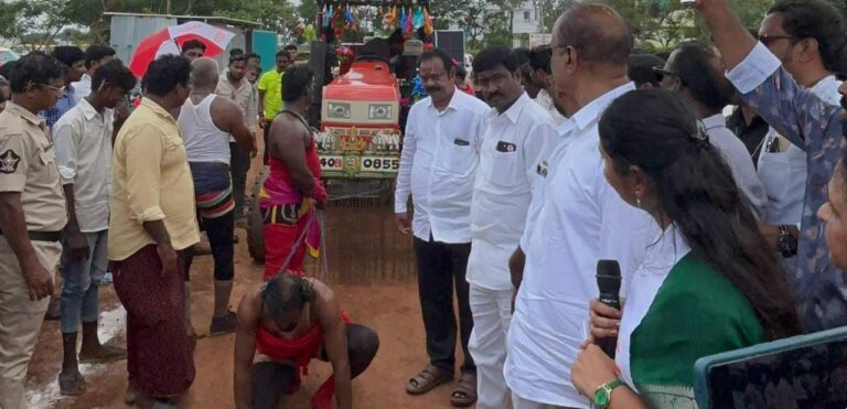 మాదిగ మాస్టిన్ల సాహస విన్యాసాల కళా ప్రదర్శన.  -ముఖ్య అతిథిగా పాల్గొన్న ప్రభుత్వ విప్ బోలిశెట్టి.